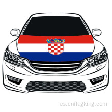 Bandera de la campana del coche de la bandera de la República de Croacia de la Copa del mundo 100 * 150 cm Bandera de la campana de la República de Croacia